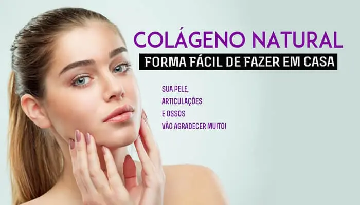 colágeno feito em casa