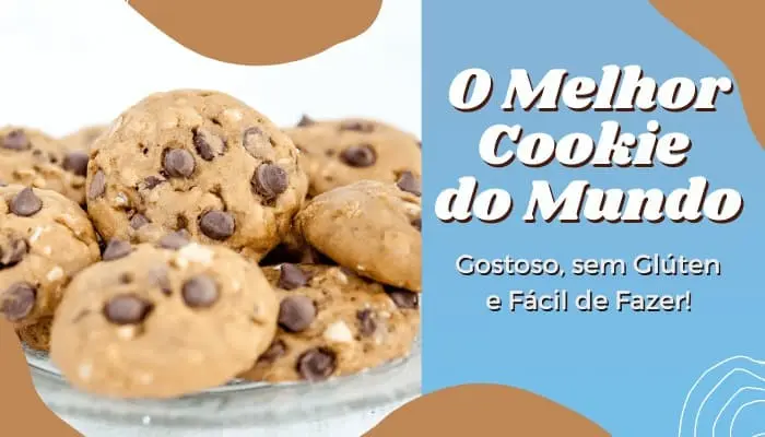 Cookie sem glúten e lactose