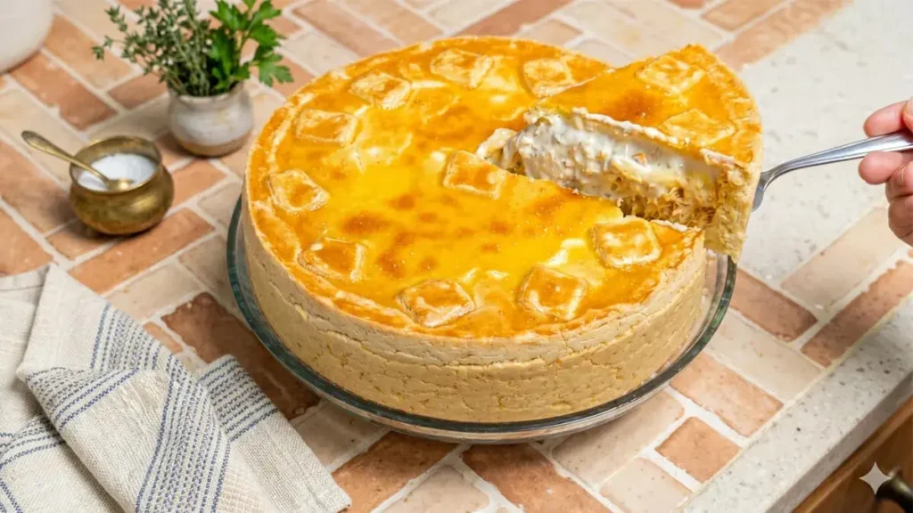 Empadão de Frango sem glutén